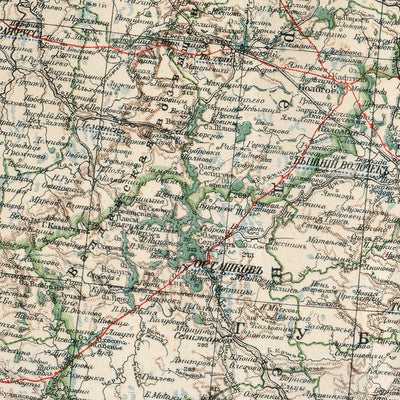 European Russia Map, Plate 6: Northwestern Provinces. 1910 Preview 3