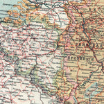 Central Europe Transportation Map (in Russian), 1910 Preview 3