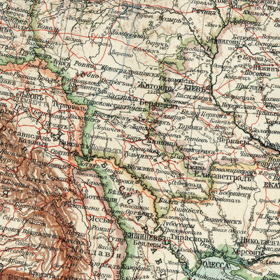 European Russia General Map, 1910 Preview 3