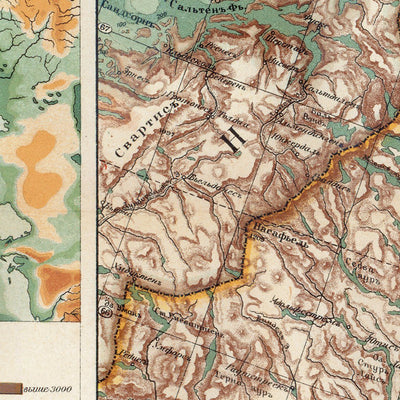 European Russia Map, Plate 1: West Finland. 1910 Preview 2