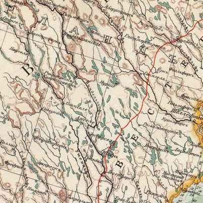 European Russia Map, Plate 1: West Finland. 1910 Preview 3