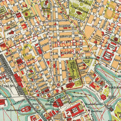 Stockholm city and environs map, 1913 Preview 2