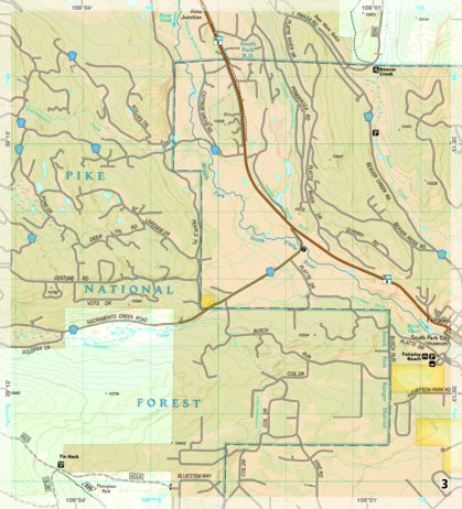 2301 Middle Fork South Platte (map 03) Preview 1