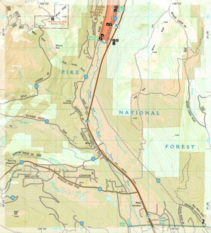 2301 Middle Fork South Platte (map 02) Preview 1