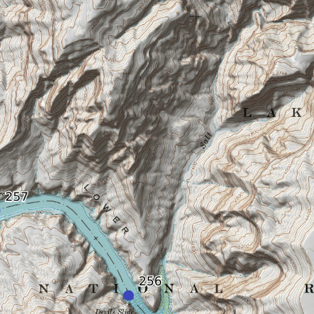 #7 Grand Canyon River Rafting & Canyoneering Miles 243 to 280 Map by ...