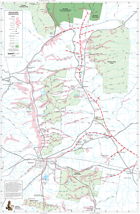 Beaufort Gold Map by Doug Stone GOLD MAPS | Avenza Maps