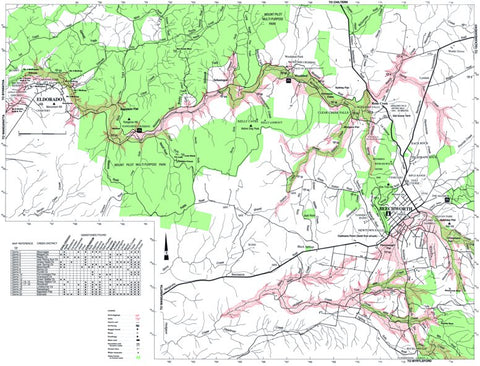 Beechworth-Eldorado Gold Map Preview 1