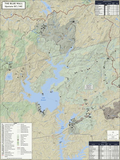 The Blue Wall - West: Upstate SC Trail Guide Preview 1