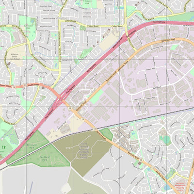 Perth Street Map Preview 2