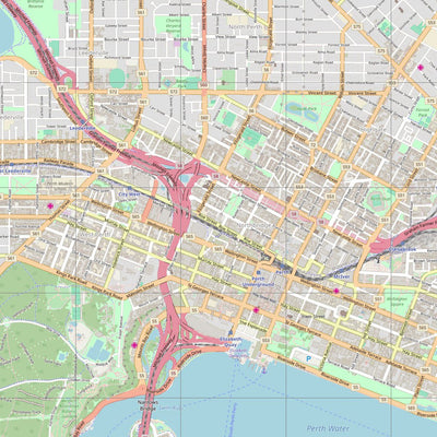 Perth Street Map Preview 3