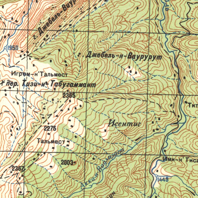 Morocco 100k H-29-12 Map by Land Info Worldwide Mapping LLC | Avenza Maps