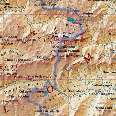 4LAND - Trentino, carta fisica Preview 3