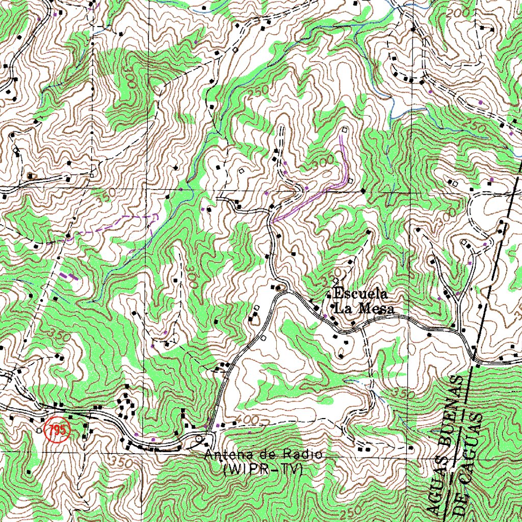 Puerto Rico 20K R18066C1 Map by Land Info Worldwide Mapping LLC ...