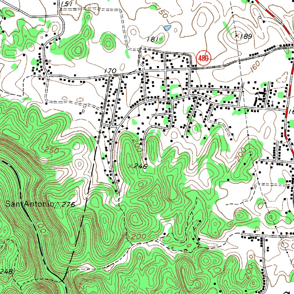 Puerto Rico 20K R18066D8 Map by Land Info Worldwide Mapping LLC ...