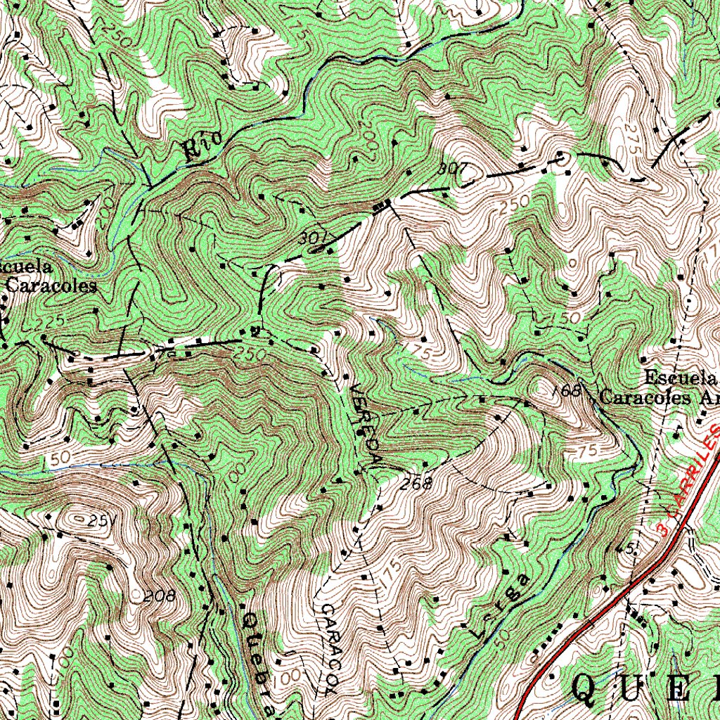 Puerto Rico 20K R18067C2 Map by Land Info Worldwide Mapping LLC ...