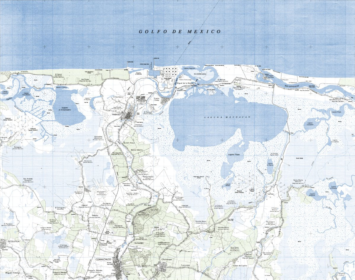 Comalcalco (E15A79) Map by Land Info Worldwide Mapping LLC | Avenza Maps