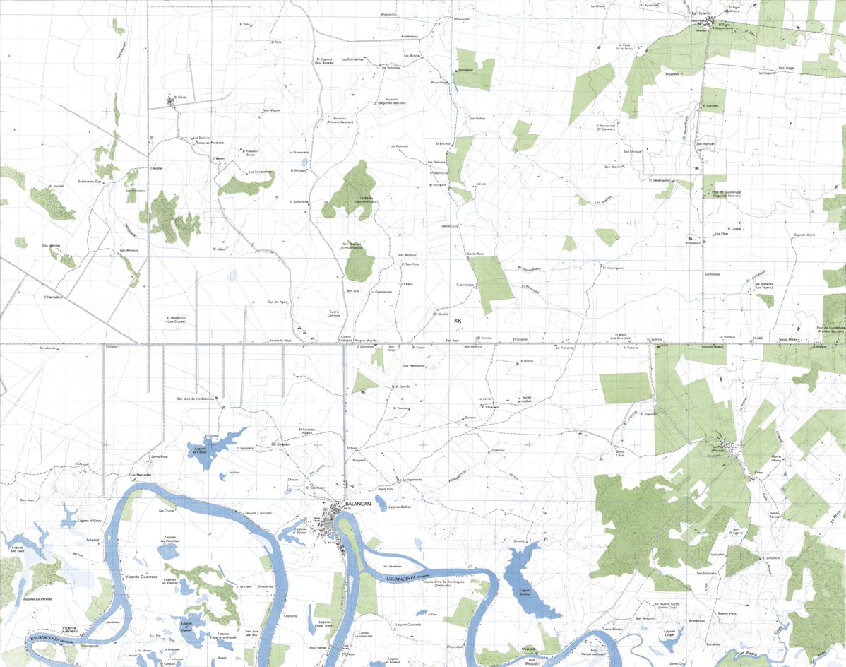 Balancán (E15D15) Map by Land Info Worldwide Mapping LLC | Avenza Maps