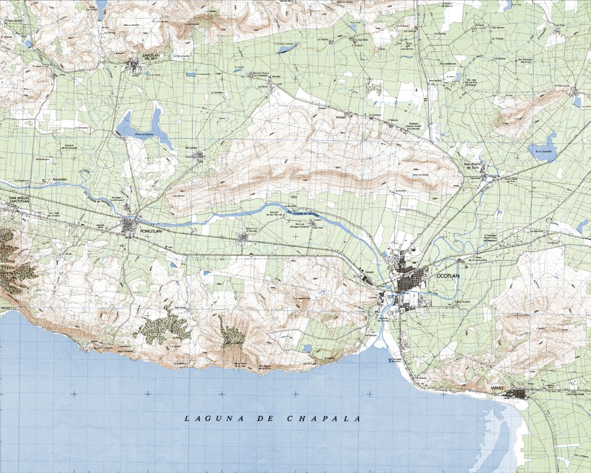 Ocotlán (F13D77) Map by Land Info Worldwide Mapping LLC | Avenza Maps