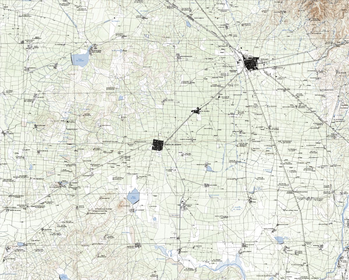 Silao De La Victoria (F14C52) Map by Land Info Worldwide Mapping LLC ...