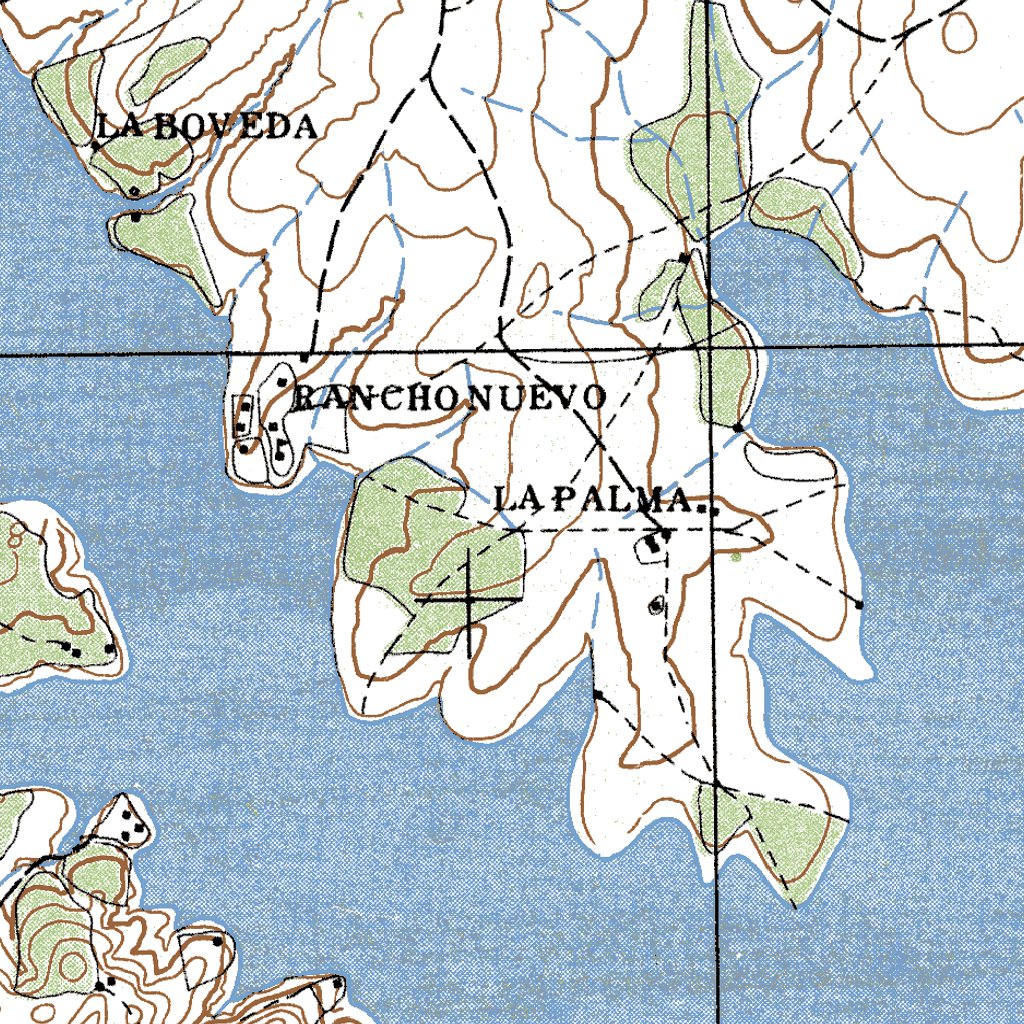 San Miguel De Allende (F14C54) Map by Land Info Worldwide Mapping