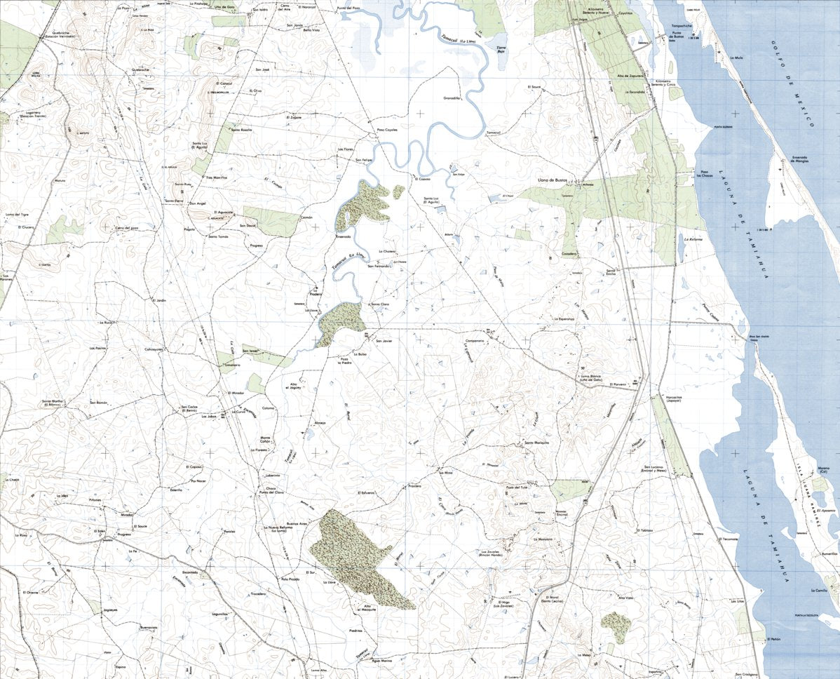Llano De Bustos (F14D14) Map by Land Info Worldwide Mapping LLC ...