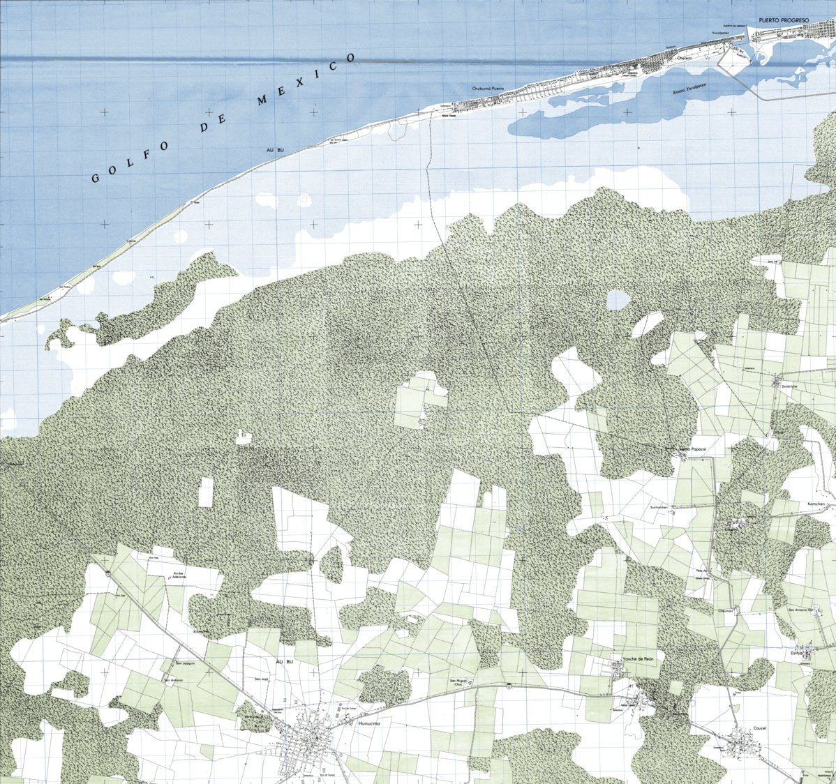 Hunucmá (F16C41) Map by Land Info Worldwide Mapping LLC | Avenza Maps