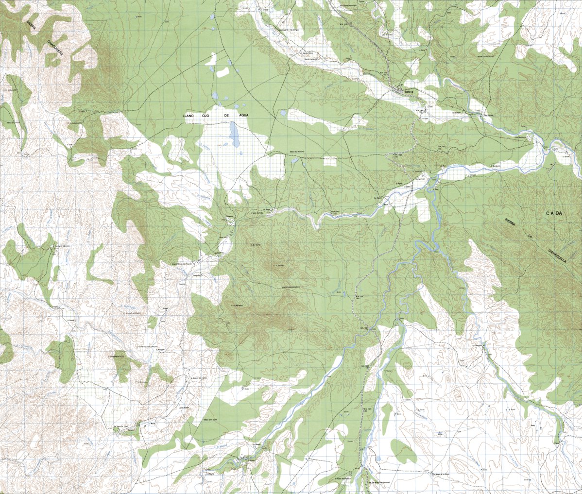 San Francisco Javier De Satevó (G13A16) Map by Land Info Worldwide ...