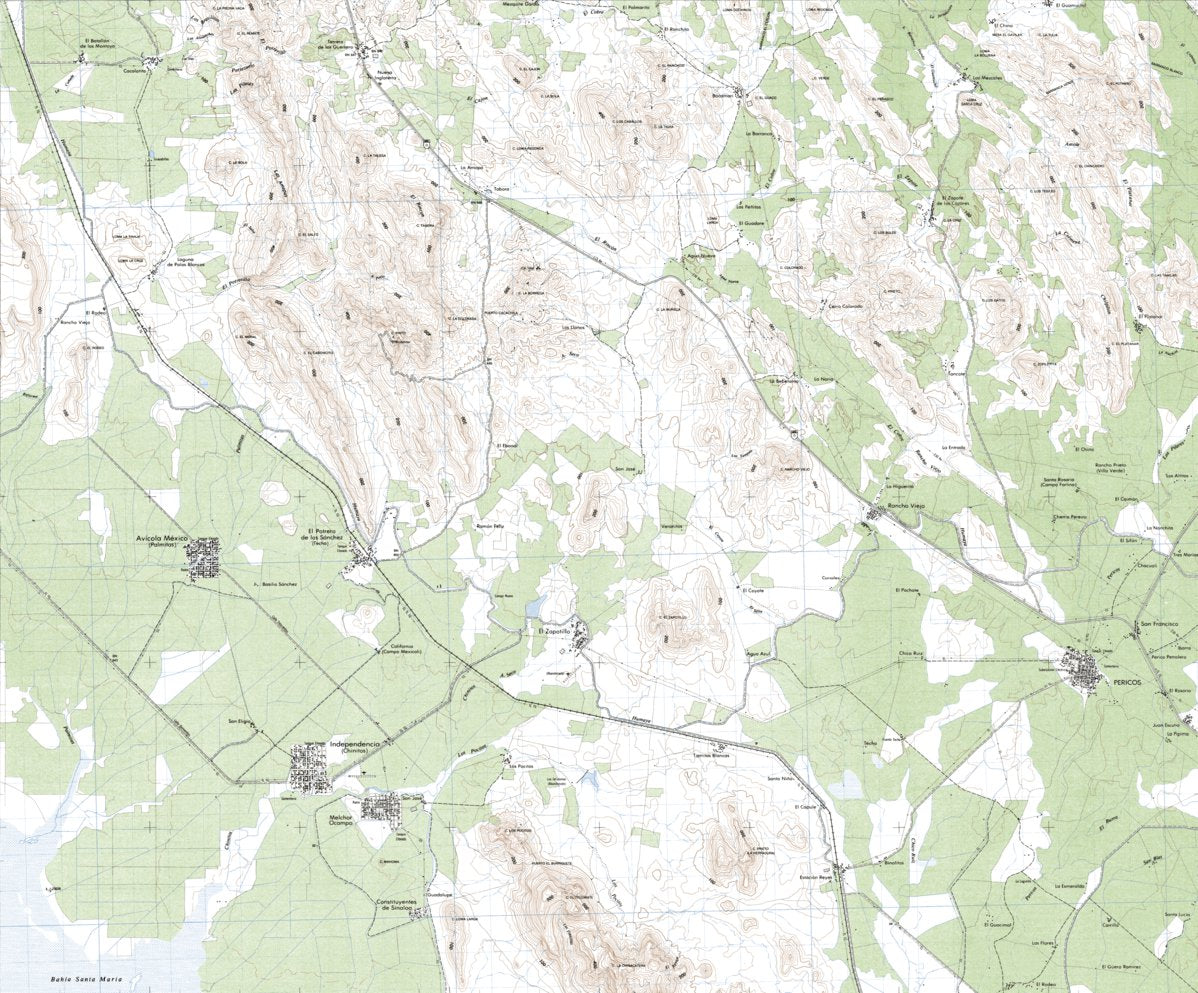 Pericos (G13C41) Map by Land Info Worldwide Mapping LLC | Avenza Maps
