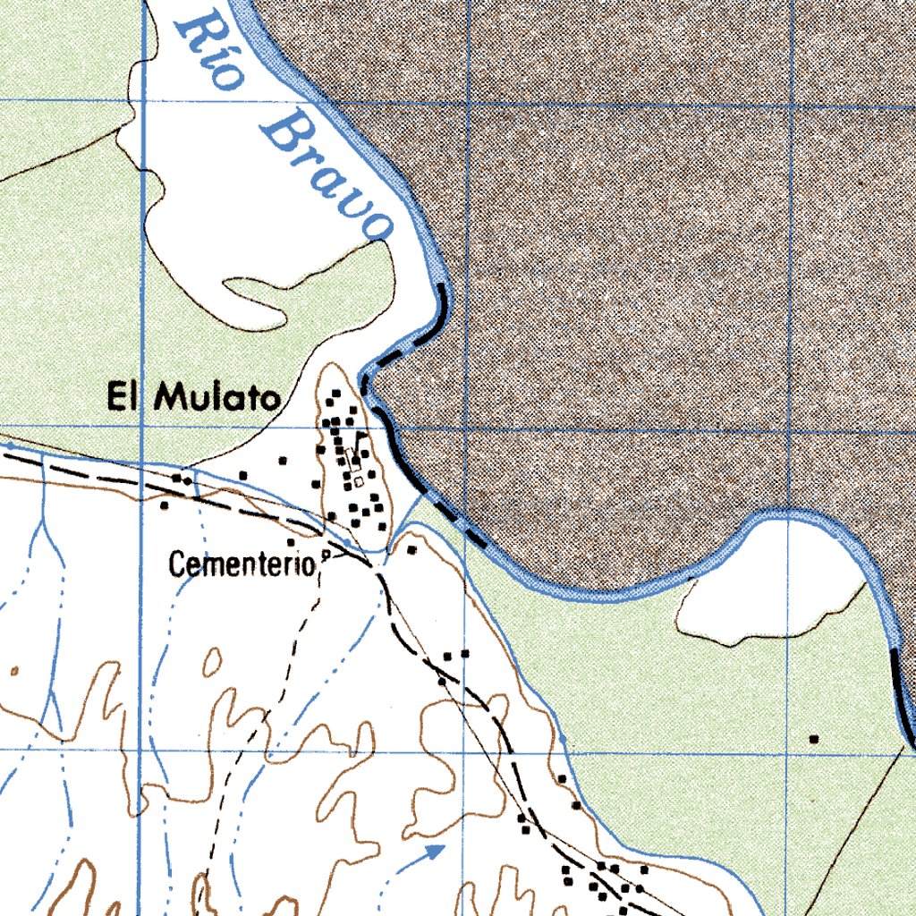 Barrio De Los Montoya (H13D33) Map by Land Info Worldwide Mapping LLC ...