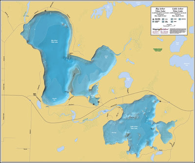 Big & Little Arbor Vitae Lakes Preview 1