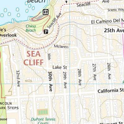 San Francisco’s Golden Gate Hiking and Biking Trail Map Preview 3