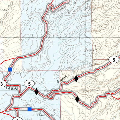 Hook and Ladder San Juan County, Utah ATV / OHV Trail System Map Preview 2
