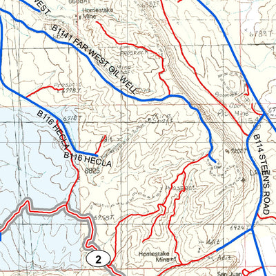 Hook and Ladder San Juan County, Utah ATV / OHV Trail System Map Preview 3