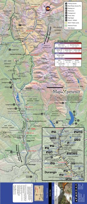 Animas River Fishing Map Preview 1