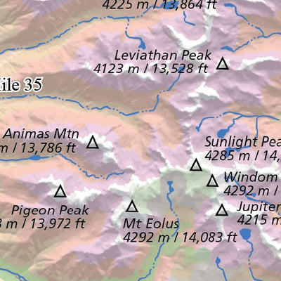 Animas River Fishing Map Preview 3