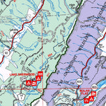 Monongahela NF Forest Visitor Map - South Preview 3