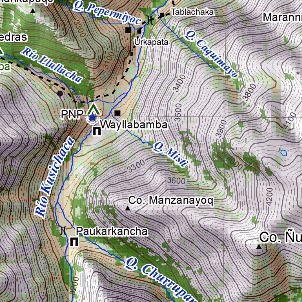 Camino del Inca 1/50.000 Map by Pixmap Cartografia Digital | Avenza Maps