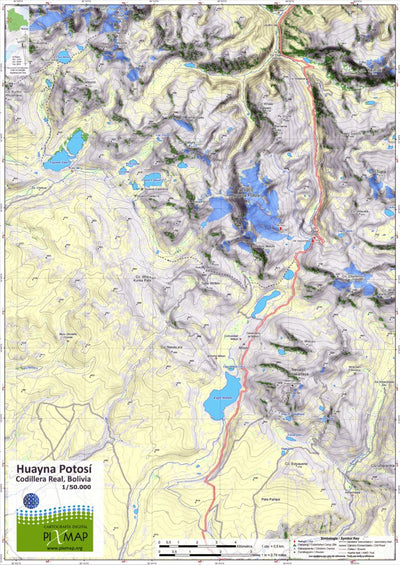 Huayna Potosi - Cordillera Real 1/50.000 Preview 1