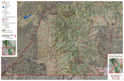 Arizona Unit 35B Hunting Map Preview 1