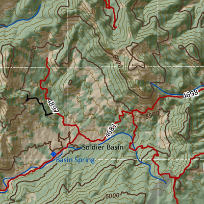 Arizona Unit 35B Hunting Map Preview 2