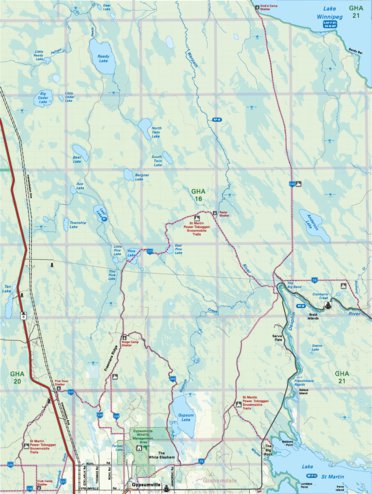 Map55 Gypsumville - Manitoba Backroad Mapbooks Preview 1