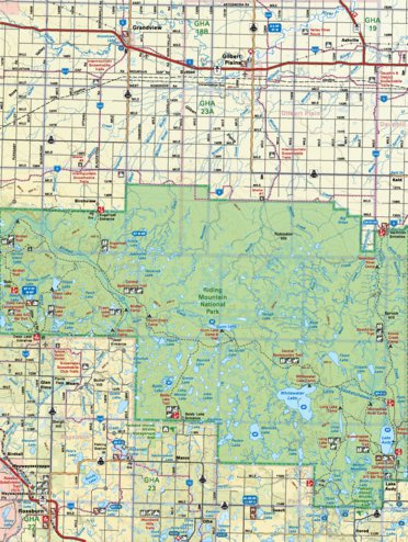 Map32 Gilbert Plains - Manitoba Backroad Mapbooks Preview 1