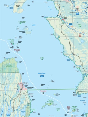 Map57 Jackhead - Manitoba Backroad Mapbooks Preview 1