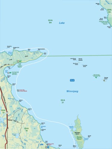Map63 Lake Winnipeg - Manitoba Backroad Mapbooks Preview 1