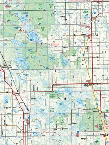 Map36 Lundar - Manitoba Backroad Mapbooks Preview 1