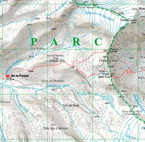 Val d'Isère - Tignes Est 1:25000 Preview 1