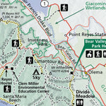 Point Reyes National Seashore - NPS Map - Hike California - Bike California Preview 2