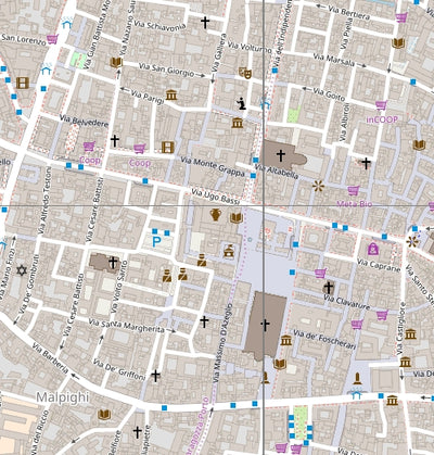 Bologna Street Map Preview 2