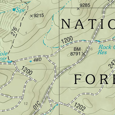 Fishlake National Forest, Malmsten Peak, UT 69 Preview 2