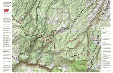 Tommy's Uncompahgre Plateau Map Preview 1